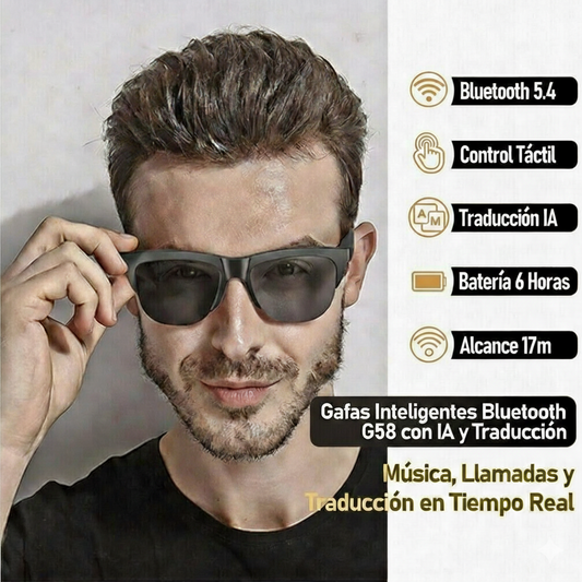 GAFAS BLUETOOTH SMART AUDIO CON IA